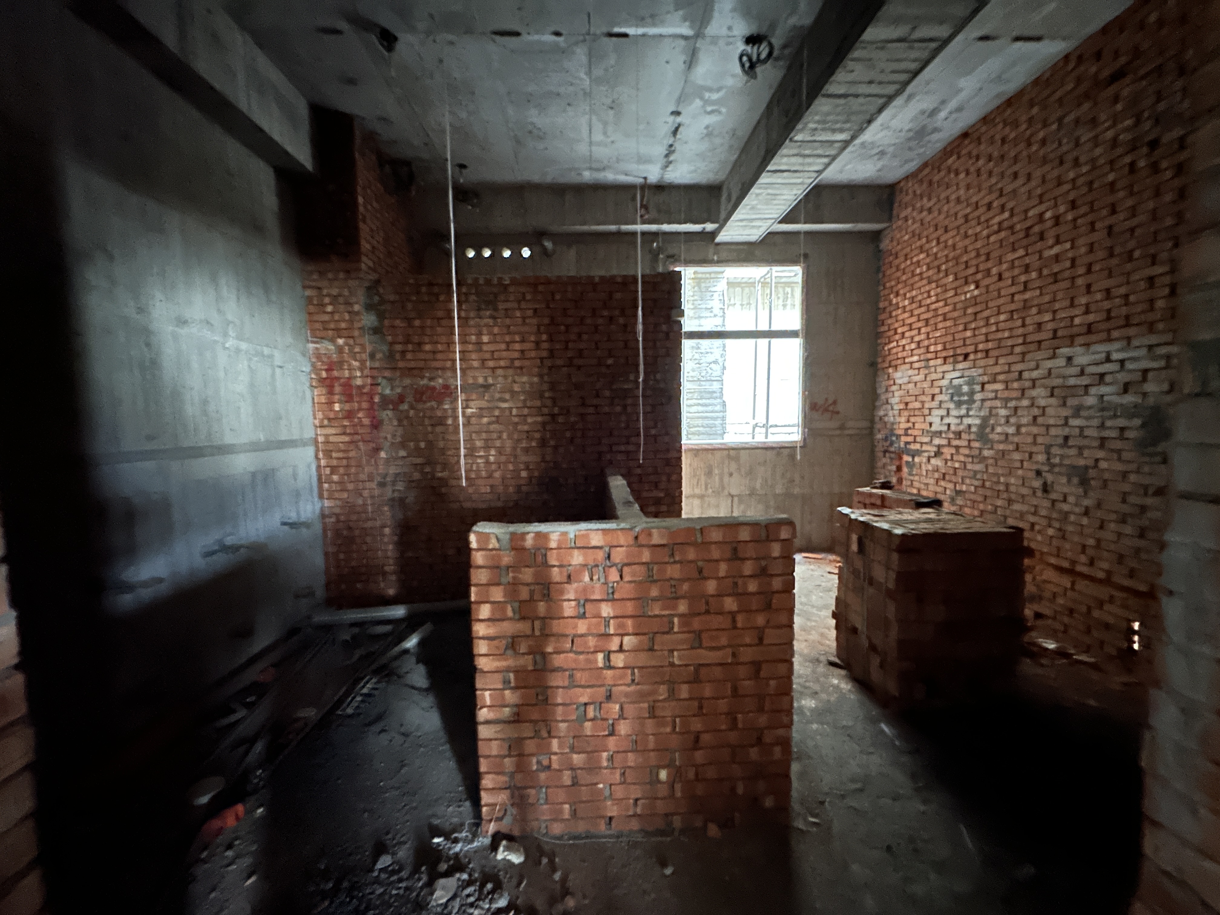 Before: Raw construction materials